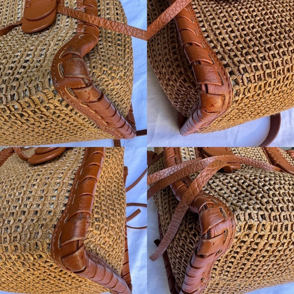 SALE Chloé Mony Small Raffia Tote Crossbody - Picture 13 of 16